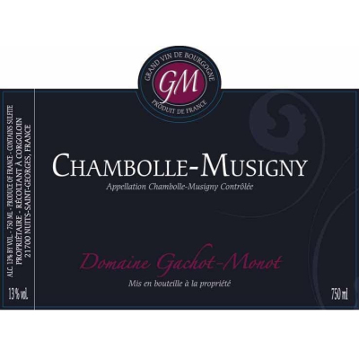 Gachot Monot Chambolle Musigny 2015 (1x75cl)