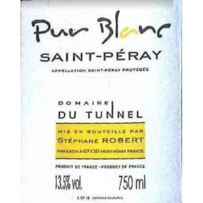 Domaine du Tunnel Saint Peray Pur Blanc 2015 (1x75cl)