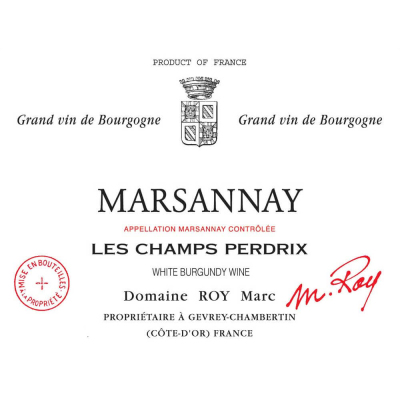 Marc Roy Marsannay Champs Perdrix 2020 (12x75cl)