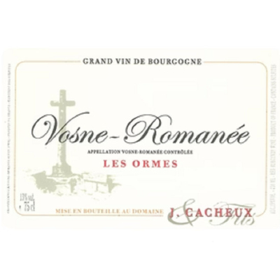 Jacques Cacheux Vosne-Romanee Aux Ormes 2020 (12x75cl)