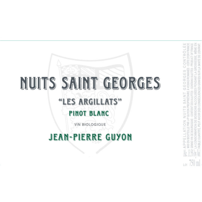 Guyon Nuits-Saint-Georges Les Argillats Blanc 2023 (6x75cl)