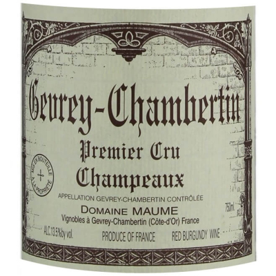 Marchand-Tawse (Vignes de la Famille Tawse) Gevrey-Chambertin 1er Cru Champeaux 2022 (3x75cl)