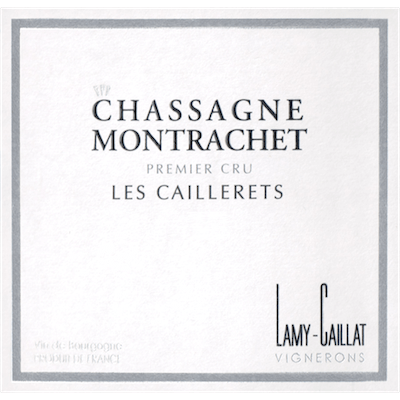 Lamy-Caillat Chassagne-Montrachet 1er Cru Les Caillerets 2017 (2x75cl)