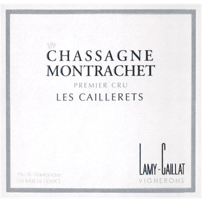 Lamy-Caillat Chassagne-Montrachet 1er Cru Les Caillerets 2018 (6x75cl)