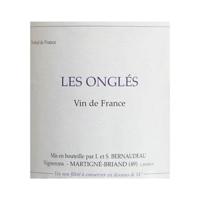 Stephane Bernaudeau Ongles Les Chenin Sur Schist 2020 (12x75cl)