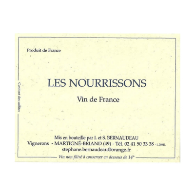 Stephane Bernaudeau Les Nourrissons 2020 (12x75cl)