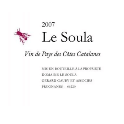 Le Soula Terroir d'altitude Cotes Catalanes Rouge 2015 (6x75cl)