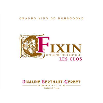 Berthaut-Gerbet Fixin Les Clos 2022 (6x75cl)