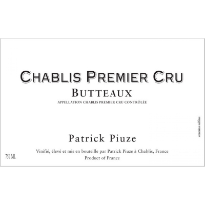 Patrick Piuze Chablis 1er Cru Butteaux 2018 (6x150cl)