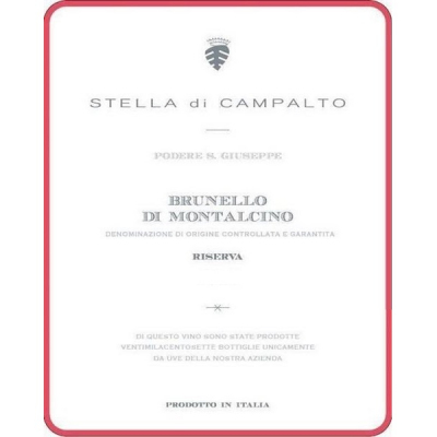 Stella di Campalto Brunello di Montalcino Riserva 2013 (6x75cl)