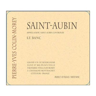 Pierre Yves Colin Morey Saint Aubin le Banc  2020 (6x75cl)