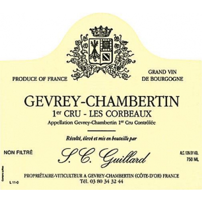 Guillard Gevrey-Chambertin 1er Cru Les Corbeaux 2016 (6x75cl)