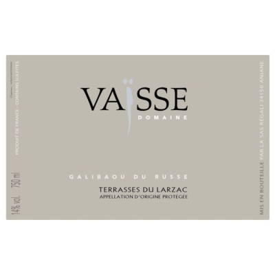 Vaisse Coteaux Languedoc Galibalou Russe 2020 (6x75cl)