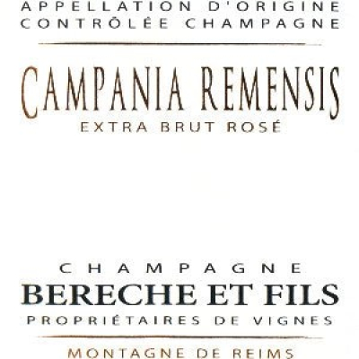 Bereche et Fils Campania Remensis Rose Extra Brut 2017 (1x75cl)