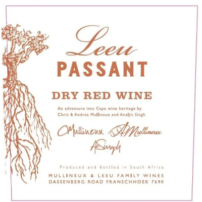 Mullineux Leeu Passant Dry Red Wine 2018 (1x75cl)