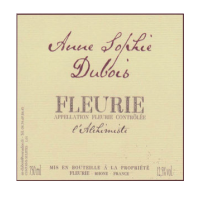 Anne Sophie Dubois Fleurie Alchimiste 2018 (12x75cl)