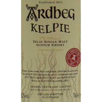 Ardbeg Islay Single Malt Kelpie Committee Release NV (1x70cl)
