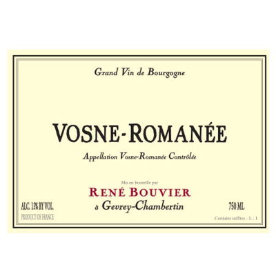 Rene Bouvier Vosne-Romanee 2019 (6x75cl)