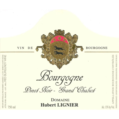 Hubert Lignier Bourgogne Grand Chaliot 2022 (6x75cl)