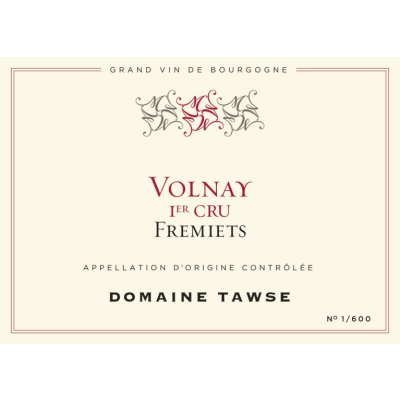 Marchand-Tawse (Vignes de la Famille Tawse) Volnay 1er Cru Fremiets 2022 (6x75cl)