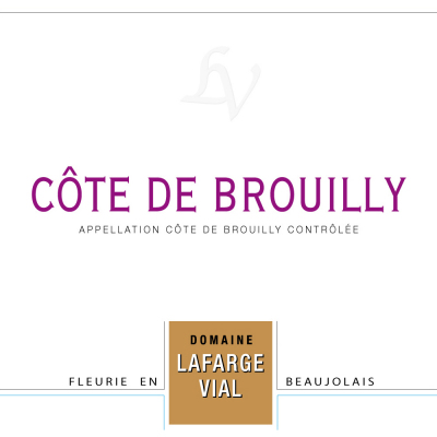 Lafarge Vial Cote Brouilly 2016 (6x75cl)