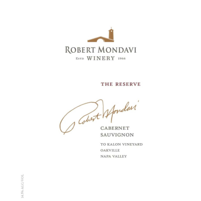 Robert Mondavi To Kalon Vineyard Cabernet Sauvignon 2017 (1x75cl)