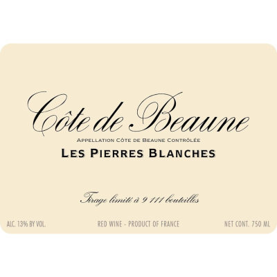 Vougeraie Cote de Beaune Les Pierres Blanches Blanc 2020 (6x75cl)