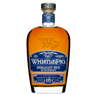 WhistlePig Straight Rye Vermont Estate Oak 15YO (1x70cl)