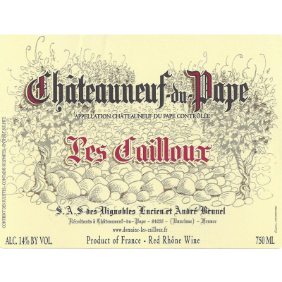 Andre Brunel  Cuvee Boreal Cailloux Chateauneuf Pape 1995 (6x75cl)