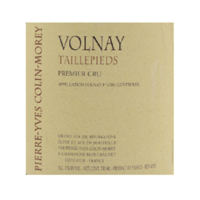 Pierre-Yves-Colin-Morey Volnay 1er Cru Taillepieds 2019 (6x75cl)