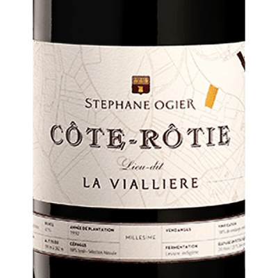 Michel & Stephane Ogier Cote Rotie Lieu-dit La Vialliere 2015 (6x75cl)