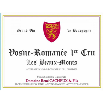 Rene Cacheux Vosne-Romanee 1er Cru Beaux Monts 2019 (6x75cl)