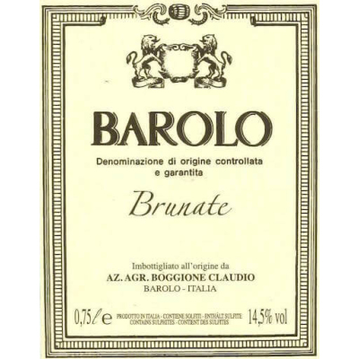 Boggione Barolo Brunate 2018 (6x150cl)