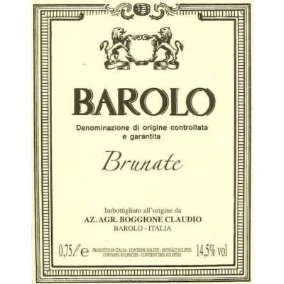 Boggione Barolo Brunate 2016 (1x300cl)