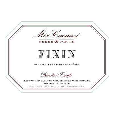 Meo Camuzet Frere et Soeurs Fixin 2022 (6x75cl)