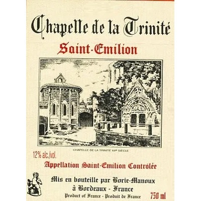 Chapelle de la Trinite 2022 (6x75cl)