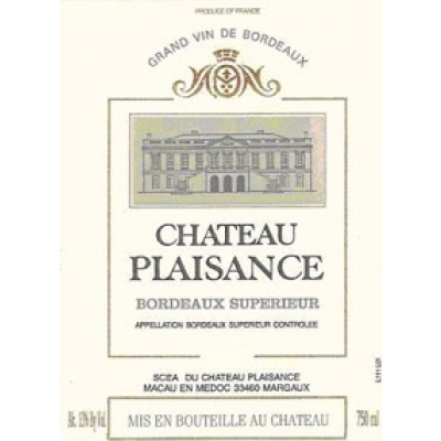 Plaisance (Bordeaux Superieur) 2015 (12x75cl)