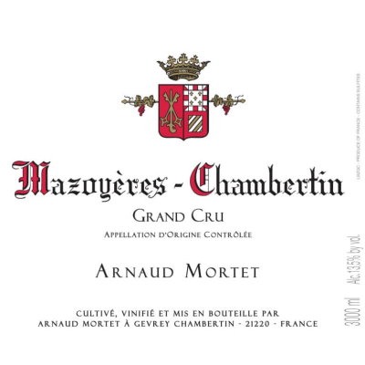 Arnaud Mortet Mazoyeres-Chambertin Grand Cru 2016 (10x75cl)