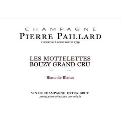 Pierre Paillard Les Mottelettes Blanc de Blancs Bouzy Grand Cru 2017 (6x75cl)