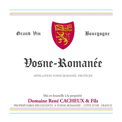 Rene Cacheux Vosne Romanee 2020 (12x75cl)