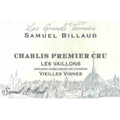 Samuel Billaud Chablis 1er Cru Les Vaillons 2022 (6x75cl)