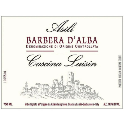 Cascina Luisin Barbera d'Alba Asili 2018 (6x75cl)