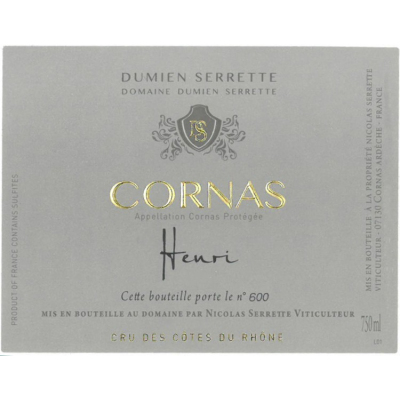 Dumien-Serrette Cornas Henri Vv 2019 (6x75cl)