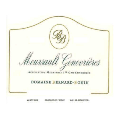 Bernard Bonin Meursault 1er Cru Les Genevrieres 2022 (6x75cl)