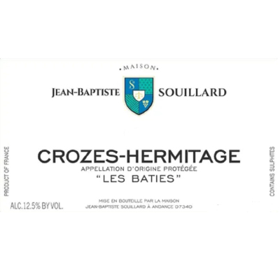 Jean Babtiste Souillard Crozes Hermitage Baties 2021 (6x75cl)