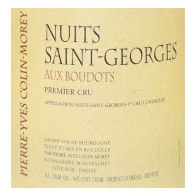 Pierre Yves Colin Morey Nuits-Saint-Georges 1er Cru Aux Boudots 2021 (6x75cl)