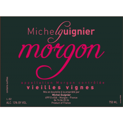 Michel Guignier Morgon Vv 2020 (6x75cl)