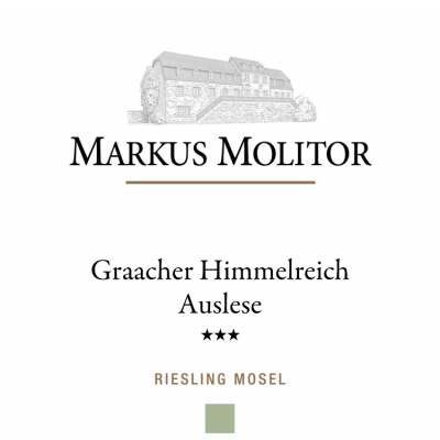 Markus Molitor Graacher Himmelreich Riesling Auslese 3* Green Capsule 2019 (6x75cl)
