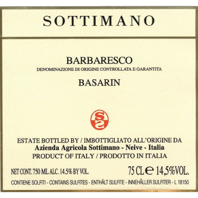 Sottimano Barbaresco Basarin 2019 (6x75cl)