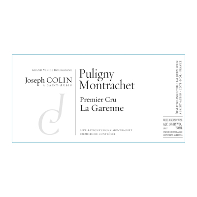 Joseph Colin Puligny-Montrachet 1er Cru La Garenne 2022 (6x75cl)